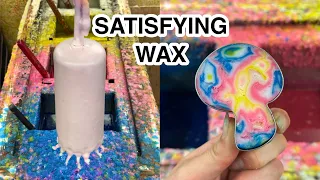 oddly SATISFYING wax CANDLE MAKING