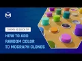 89 How to add random color to MoGraph clones in Cinema 4D