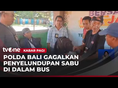 Dua Pengedar Sabu Ditangkap di Bus