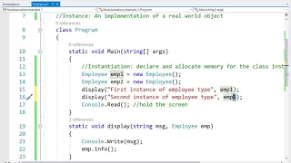 Passing Objects to Methods - C Programming