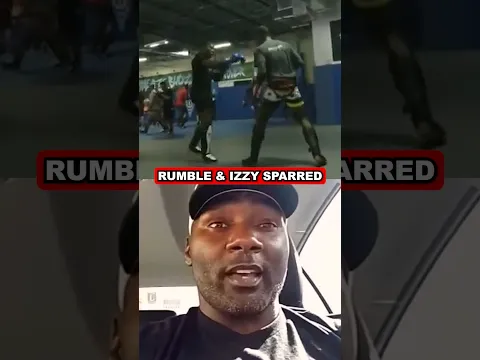 Anthony Johnson SPARS Israel Adesanya