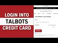 How to Login Talbots Credit Card Account 2024 - Full Guide