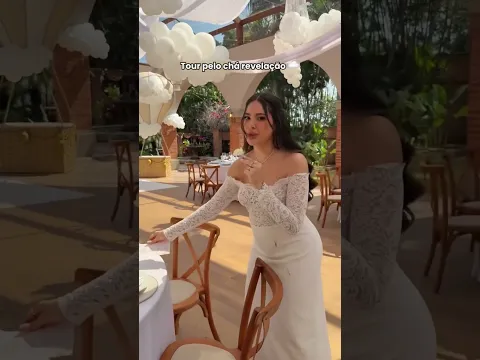 ELA FEZ UM TOUR PELO CHÁ REVELAÇÃO ❤️