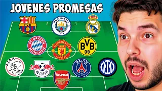 Juego con 1 Joven Promesa de Cada Club!