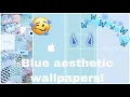 Blue aesthetic wallpapers Rainbow week