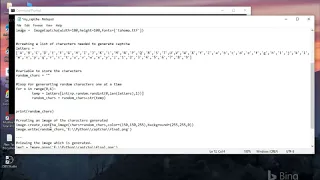 Generate Captcha using python