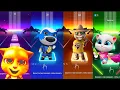 Download Lagu Talking Tom Heroes 🎵 Tiles Hop EDM Challenge | Ginger, Hank \u0026 Angela, Tom Friends Fun Gameplay #tom 