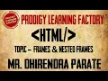 Frames Nested Frames in HTML HTML WEB Development
