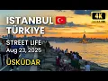 Download Lagu Ep.38 – Üsküdar Walk 🇹🇷 Seaside, Cafés \u0026 Sunset | Aug 23, 2025 | Istanbul, Turkiye | STREET LIFE 4K