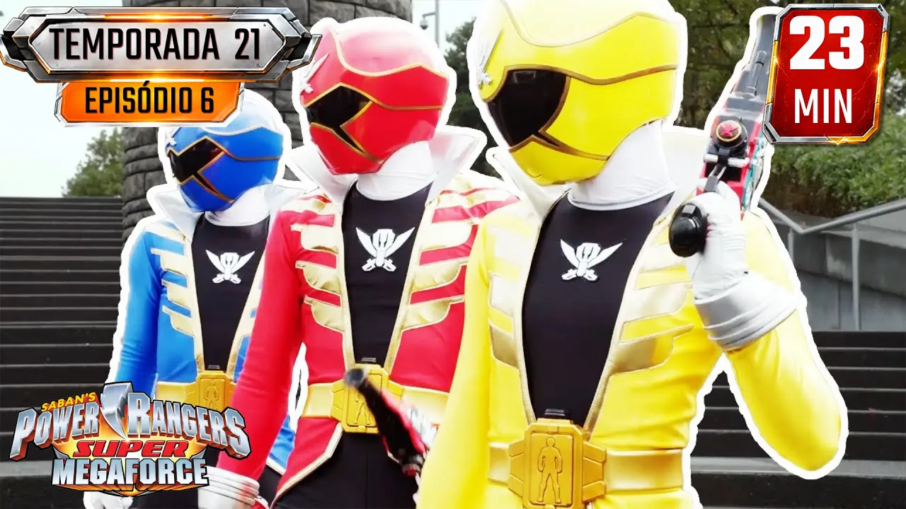O Espírito Do Tigre E06 ???? Super Megaforce ???? S21 ⚡ Power Rangers para Crianças