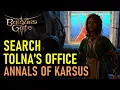 Search Tolna s Office Find The Annals of Karsus in Sorcerous Vault Baldur s Gate 3 BG3