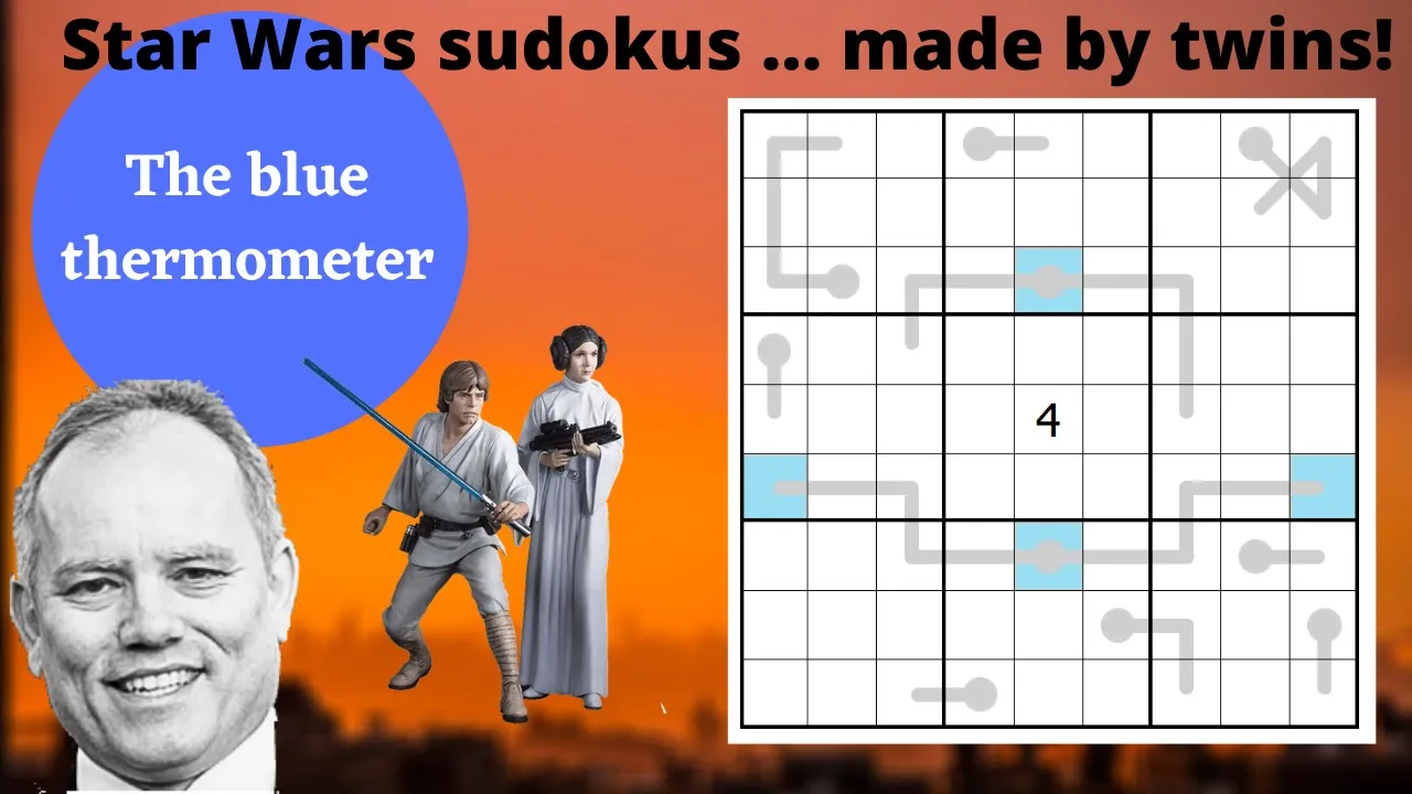 The Twin's Response: Blue Thermometer Sudoku