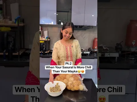 Comment Yes For More Parts🥰 Sasural Chill Thn Mayka🥹 #ytshorts #comedy #shorts #saasbahu #funny