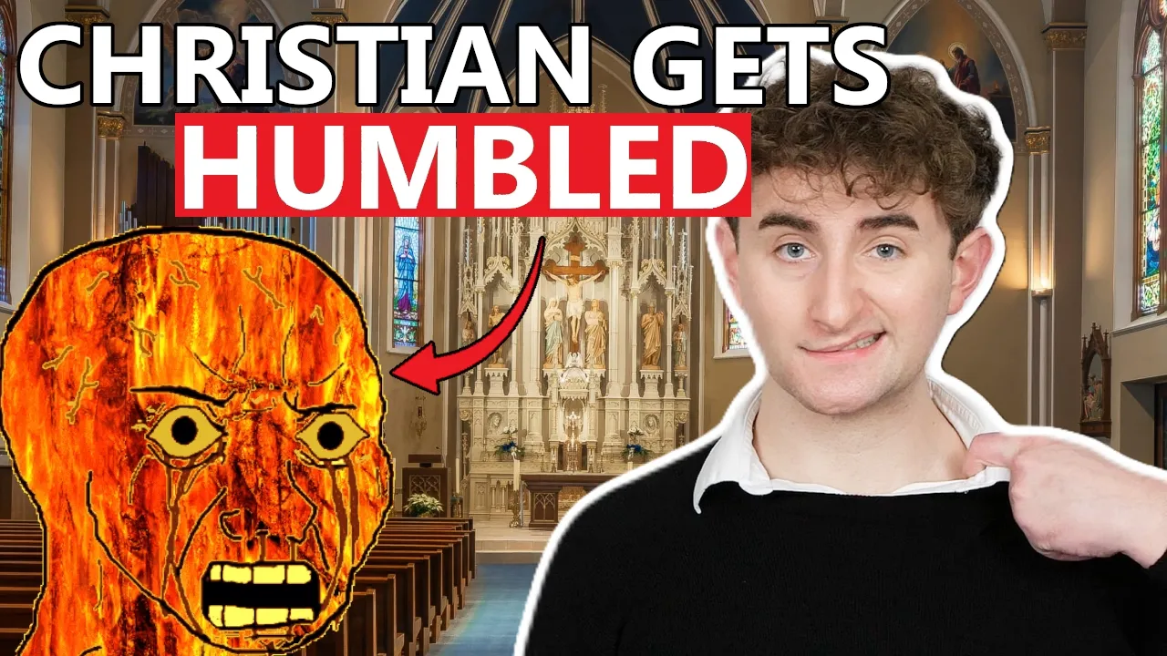 Christian gets his entire worldview shredded after trying to bully me