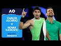 Lagu Carlos Alcaraz v Novak Djokovic Highlights | Australian Open 2026 Final
