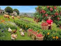 Lagu TIMELAPSE -- Harvesting Lychee Fruits \u0026 Vegetable and Raising Highland Cattle - Cooking Lychee Syrup