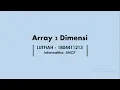 MEMBUAT ARRAY 2 DIMENSI MUDAH PADA NETBEANS IDE 8 2