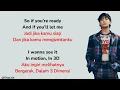 Lirik Jungkook - 3D feat Jack Harlow dan Terjemahannya