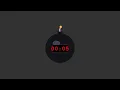 60 Second Bomb Countdown Timer With Sound Effect