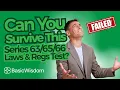 Tough 45-Question Laws Regs Test - Series 66