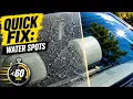 Quick Fix Friday How To Remove Water Spots
