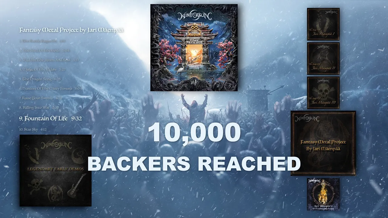 Wintersun - TIME PACKAGE - 10,000 Backers Reached - THANK YOU