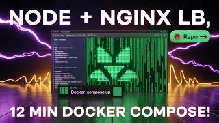 Node js Nginx Load Balancer w Docker Compose in 12 MINS