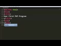PHP Tutorials for Beginners Part 1 - Hello World in PHP