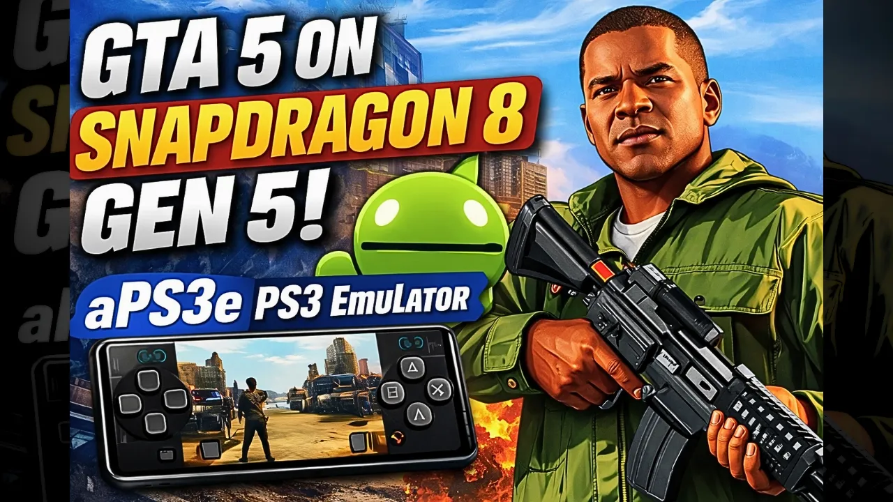 GTA V | Snapdragon 8 elite gen 5 | aPS3e PS3 Emulator Android
