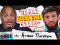 Download Lagu Arman Tsarukyan op llia Topuria KO tegen Charles Oliveira, Islam Makhachev | Inchecken door Danie...