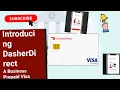 DOORDASH NEW DASHER DIRECT BUSINESS PREPAID CARD ACCESS DAILY EARNINGS NO FEES 2 CASHBACK ON GAS