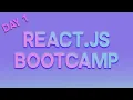 REACT JS BOOTCAMP - MASTERING REACT AS FAST AS POSSIBLE