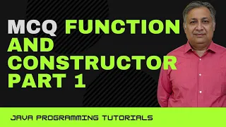 FUNCTION and Constructor MCQ Semester 1 Java ISC ICSE