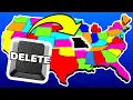 Deleting the Weakest STATE Until 1 U S State is Left