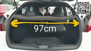 Toyota C-HR boot dimensions in centimeters 2016 - present