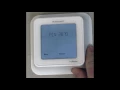 Honeywell T6 Setting Up Lockscreen