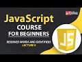 Javascript Identifiers Lecture 6 JavaScript for Beginners