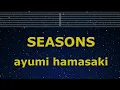 Download Lagu Karaoke♬ SEASONS - ayumi hamasaki 【No Guide Melody】 Instrumental, Lyric Romanized