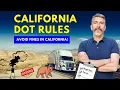 California DOT Rules You MUST Know in 2025