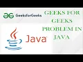 Print the Pattern - Geeks for Geeks
