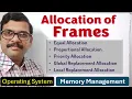 Frame Allocation in Operating Systems Explained Advantages Disadvantages with Examples OS