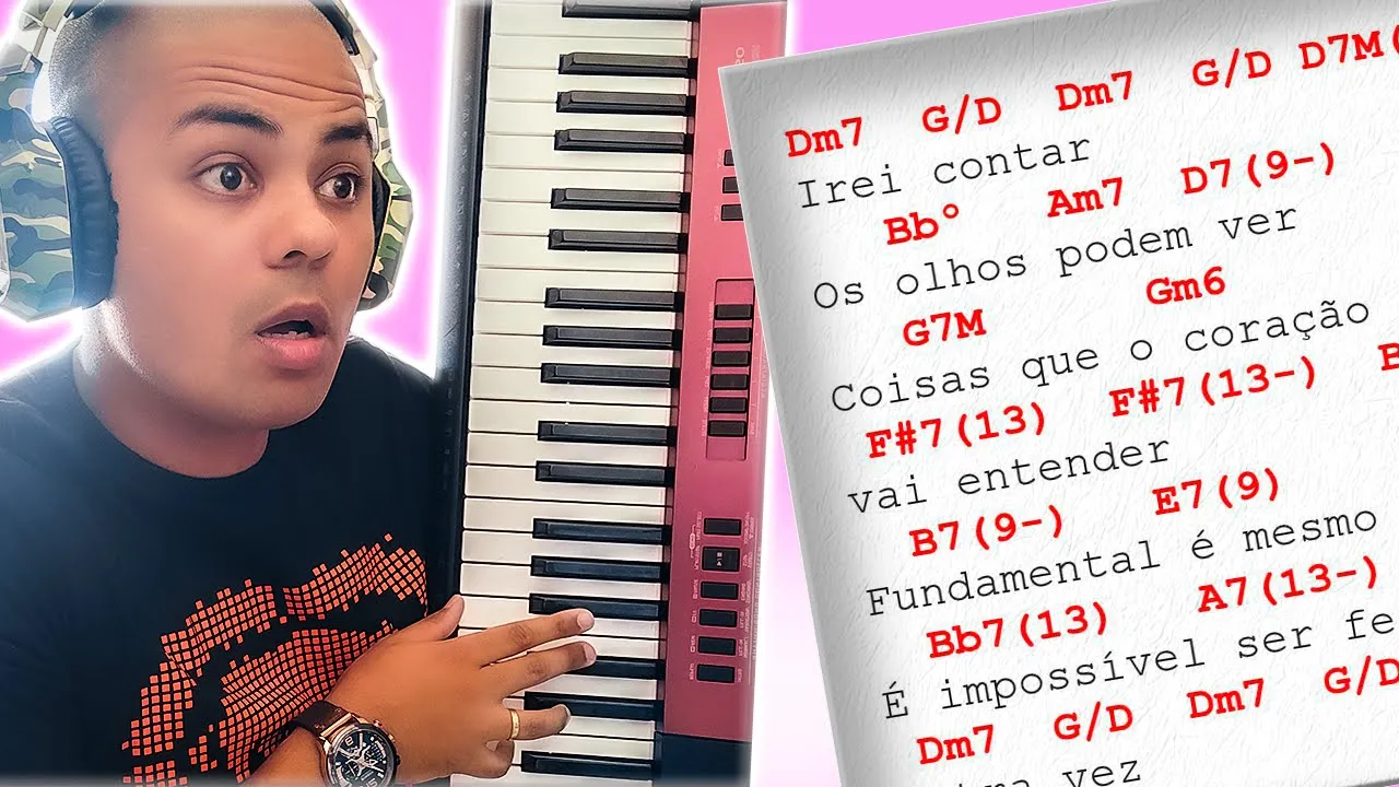 ✅/FÁCIL/ 20 LOUVORES Com /4 Acordes/ Fáceis (((AULA DE TECLADO INICIANTE)))