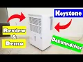 Keystone Energy Star Dehumidifier Customer Review Demo