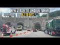New Jersey to New York City Drive 4K American Dream Mall Route 495 Lincoln Tunnel POV