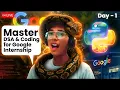 I Practice DSA Live Until I Crack Google Daily Coding Stream day - 1