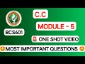 VTU 6th Sem Cloud Computing BCS601 Module 5 One Shot Hadoop MapReduce Important Questions