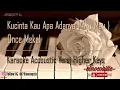 Download Lagu Once Mekel - Kucinta Kau Apa Adanya ( Aku Mau ) Karaoke Piano Versi Higher Keys