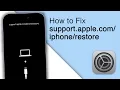 Fix iPhone Stuck on support apple restore Screen 2023