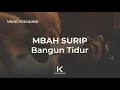 Bangun Tidur - Mbah Surip | Karaoke Akustik, + Lirik, No Vocal
