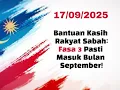 Download Lagu [TERKINI] Bantuan Kasih Rakyat Sabah: Fasa 3 Pasti Masuk Bulan September!@BantuanMY​